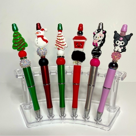 Hello Kitty Other - Christmas/Sanrio Pen Set - 6 pcs Set